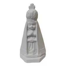 20 Nossa Senhora Aparecida Baby 10 Cm Gesso Cru Top