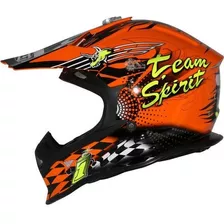 Capacete Para Moto Cross Helt Cross Mx Bull