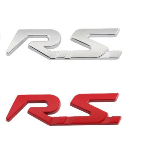 Emblema  Rs  Renault Sport Megene Clio Sandero Para Parrilla Foto 3