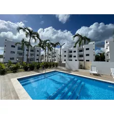 Apartamento A Estrenar En Pueblo Bávaro-puntacana Con Piscin