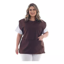 Bata Plus Size Veste Tamanhos Grandes Oxford Não Mancha 