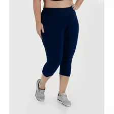 Calça Legging Corsario Leg Suplex Plus Size Corsaria