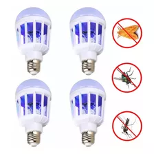 Pack 4 Ampolletas Led Mata Mosquito Moscas Zancudos