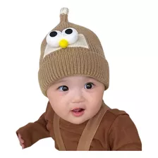 Gorro De Punto Para Bebé Con Ojos Grandes, Gorro De Lana Sua