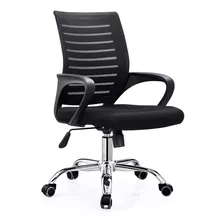 Silla De Escritorio Ayp Equipamientos Doral Negra Con Tapizado De Mesh