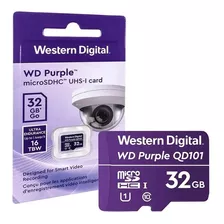 Cartão Memória Micro Sd 32gb Wd Purple Cameras Intelbras 
