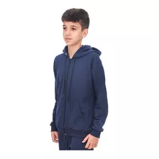 Blusa De Moletom Juvenil C/ Zíper Feminino Masculino Jaqueta