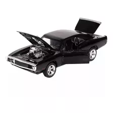 Miniatura Dodge Charger Escala 1:32 Com Som E Luzes Fricção