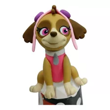 Adorno Torta Patrulla Canina Paw Patrol Skye Porcelana Fría