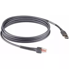 Cable Usb Para Lector Código De Barras Zebra Motorola Symbol Color Gris