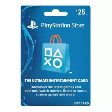 Playstation Network Psn Gift Card 25$ - Usa 