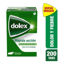 Dolex 500mg Caja X 200 Tabletas - Unidad a $818