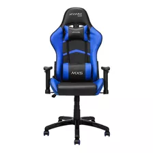 Cadeira Escritório Mymax Mx5 Gamer Ergonômica Preta E Azul