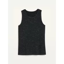 Musculosa Old Navy Luxe Mujer Talle Xs Negro Gris Melange