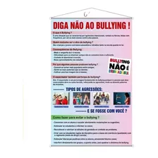 Banner Pedagógico Escolar Bullying Sil1069 1m X 63cm