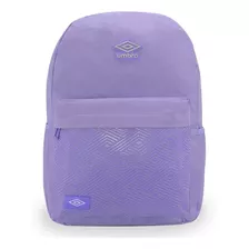 Mochila Umbro® Porta Laptop Hasta 15 Inch Casual Urbana Color Violeta