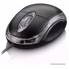 Mouse Ótico Usb Fy M-201 1000 Dpi Cor Preto