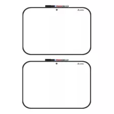 Pack X2 Und Tablero Alfra Blanco Con Vinil 30 X 40 Cm