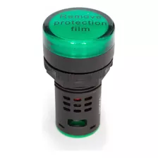 Sinaleiro 22mm 220v Led Verde Lukma Lk16-22