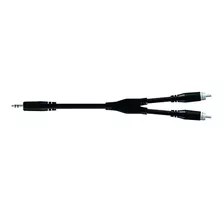 Cable Adaptador Y De 1.8m Plug 3.5mm Estéreo A Rca Proel