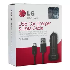 Cargador De Auto LG Con Cable Micro Usb + Adaptador Usb C