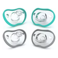 4 Pack Chupones Nanobebe Flexy 0-3 Meses