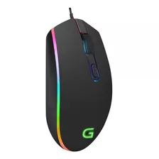 Mouse De Juego Gadnic M3 Shoot Gaming Ergonomico Anti Slip Color Negro