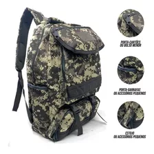 Mochila Trilha Camping Pesca Viagem Camuflada Militar 30 L