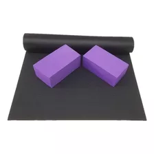 1 Colchonete Soft Mat Yoga Pilates 190x60cmx5mm +2tijolinho