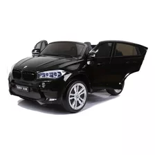 Camioneta Auto Bmw X6 M 12v 100w Gigante 2 Butaca Cuero Goma