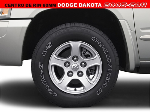 Kit 4 Centros De Rin (cordero) Dodge Dakota 2005-2011 60mm Foto 3