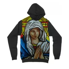 Blusa Moletom Santa Maria Mãe De Deus Católica Inverno