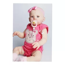 Boneca Bebê Reborn Abigail Sorrindo 48cm