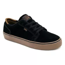 Tênis Qix Casual Masculino Vulcan 106033 Preto