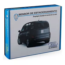 Sensor De Estacionamiento X-28 Color Blanco Con Display Color Negro