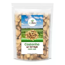 Castanha De Caju Inteira W1 Torrada Com Sal 1 Kg À Vacuo