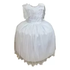 Vestido Branco Longo Infantil Casamento Noivinha Daminha