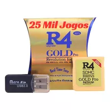 Cartão Cartucho R4 Gold Pro 2024 Sd 64gb 25000 Ds 2ds 3ds