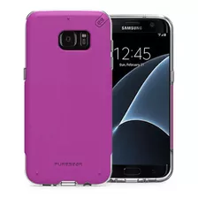Case Funda Puregear Dualtek Pro Para Galaxy S7 Edge Pink