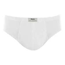 Cueca Slip Mash Masculina Algodão Lisa