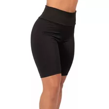 Bermuda Legging Suplex Cintura Alta Caminhada Academia