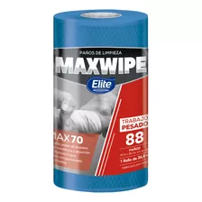 Maxwipe Rollo Max70 X88 Paños Azul Uso Mecanico