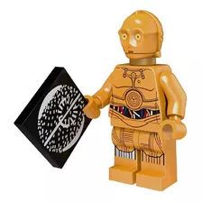 C3po Boneco Brinquedo Star Wars Sith Herói Bloco Montar Wc1