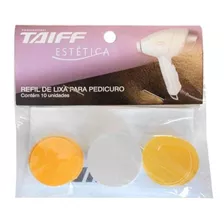 Lixa Para Pedicuro Softfeet Taiff 10 Unidades - Amarelo