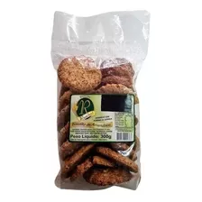 Kit 5 Biscoito Bolacha Ruschel De Amendoim Assado No Forno 