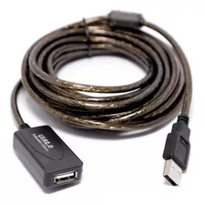 Cabo Extensor Usb 2.0 15 Metros Amplificado Alta Qualidade