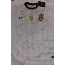 Camisa Corinthians Libertadores 2012 Autografada