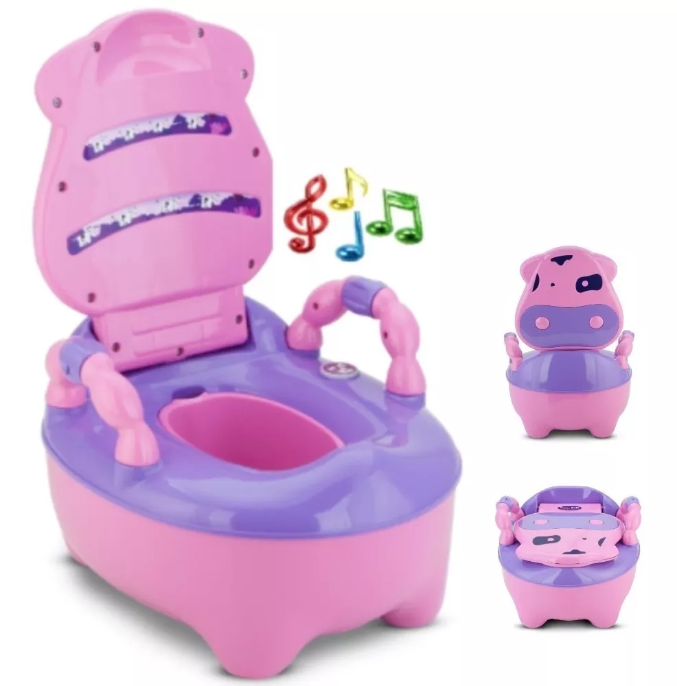 Troninho Infantil Fazendinha Musical Colors-prime Baby Rosa