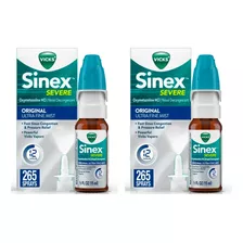 2 Pack Vick Sinex Descongestión Nasal 15 Ml Importado