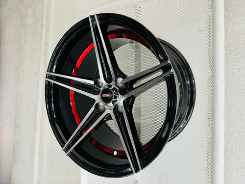 Rines 15x8.5 4-100 Vw Mk1 Km2 Mk3 Tsuru Clio Chevy Rojo Msi Foto 8